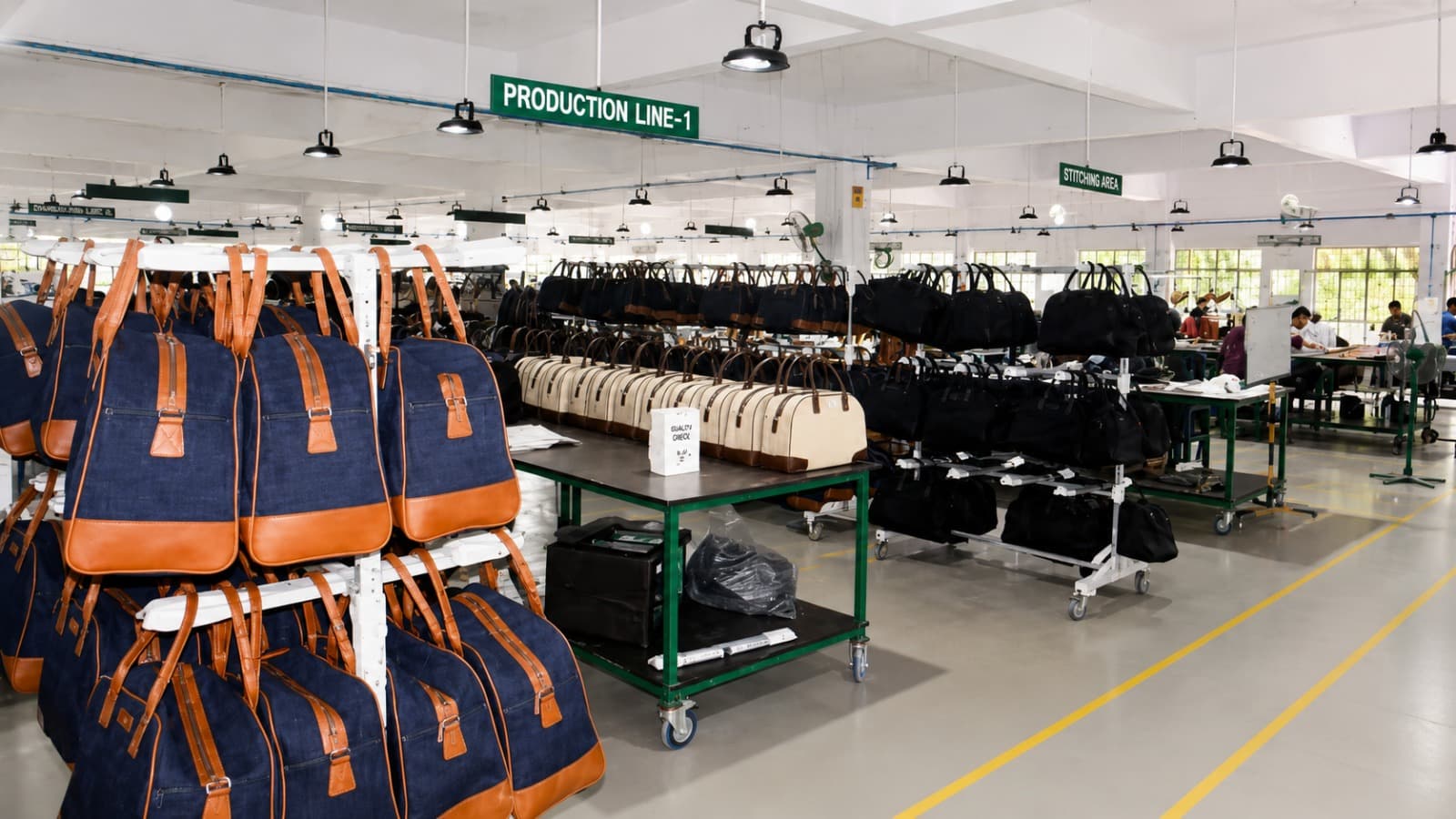 Production line at Kings International