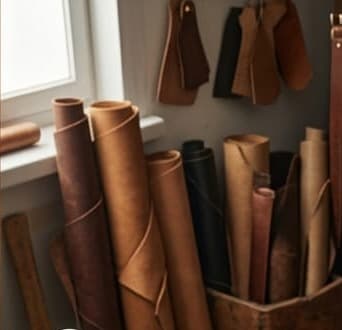Finished leather goods ready for dispatch at Kings International