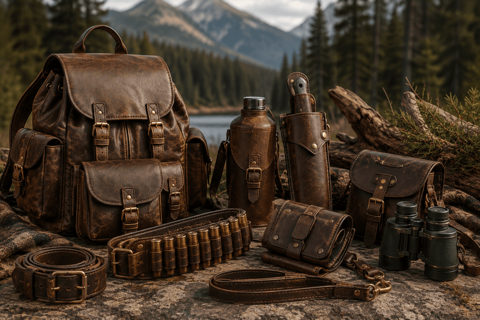 Hunting and outdoor leather accessories