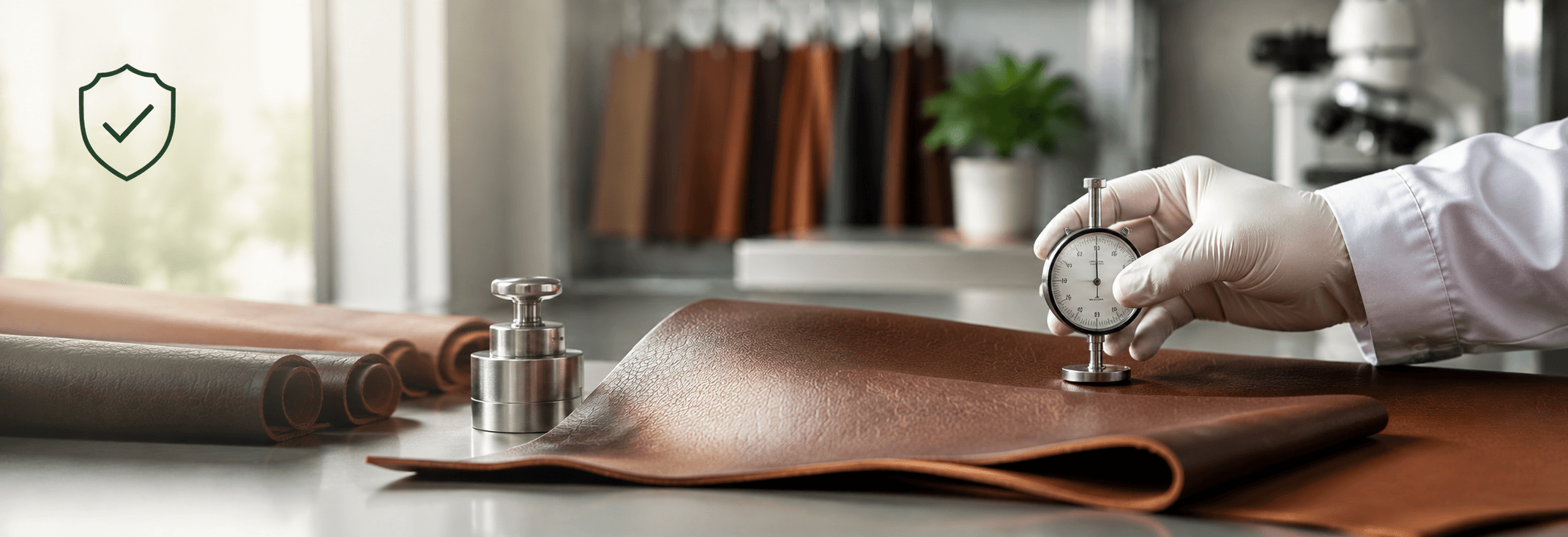 Quality inspection during hand-stitching at Kings International