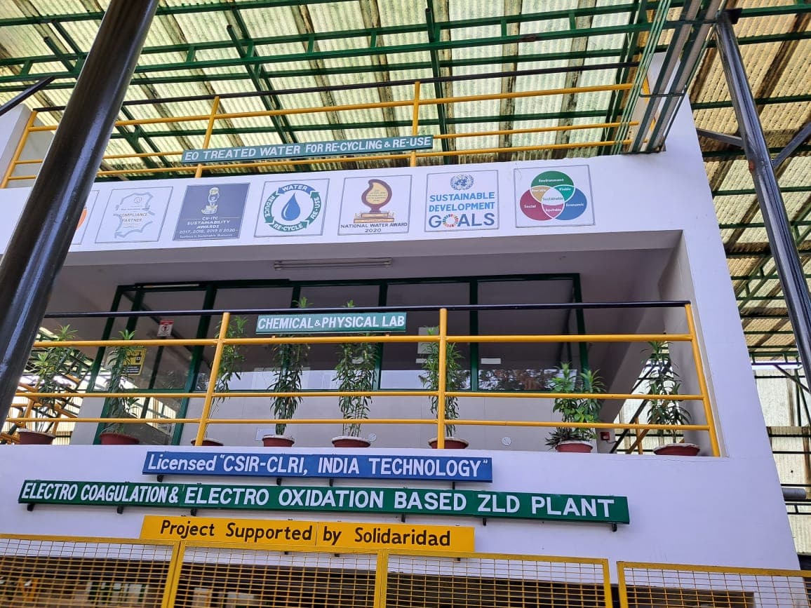 Kings International's ZLD water treatment plant